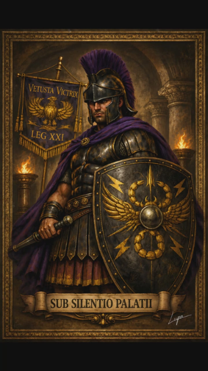 Sudadera con Capucha unisex 100% Algodón peinado - Impresión JUMBO 24"X24" - Praetoriani Museum (Sub Silentio Palatii)